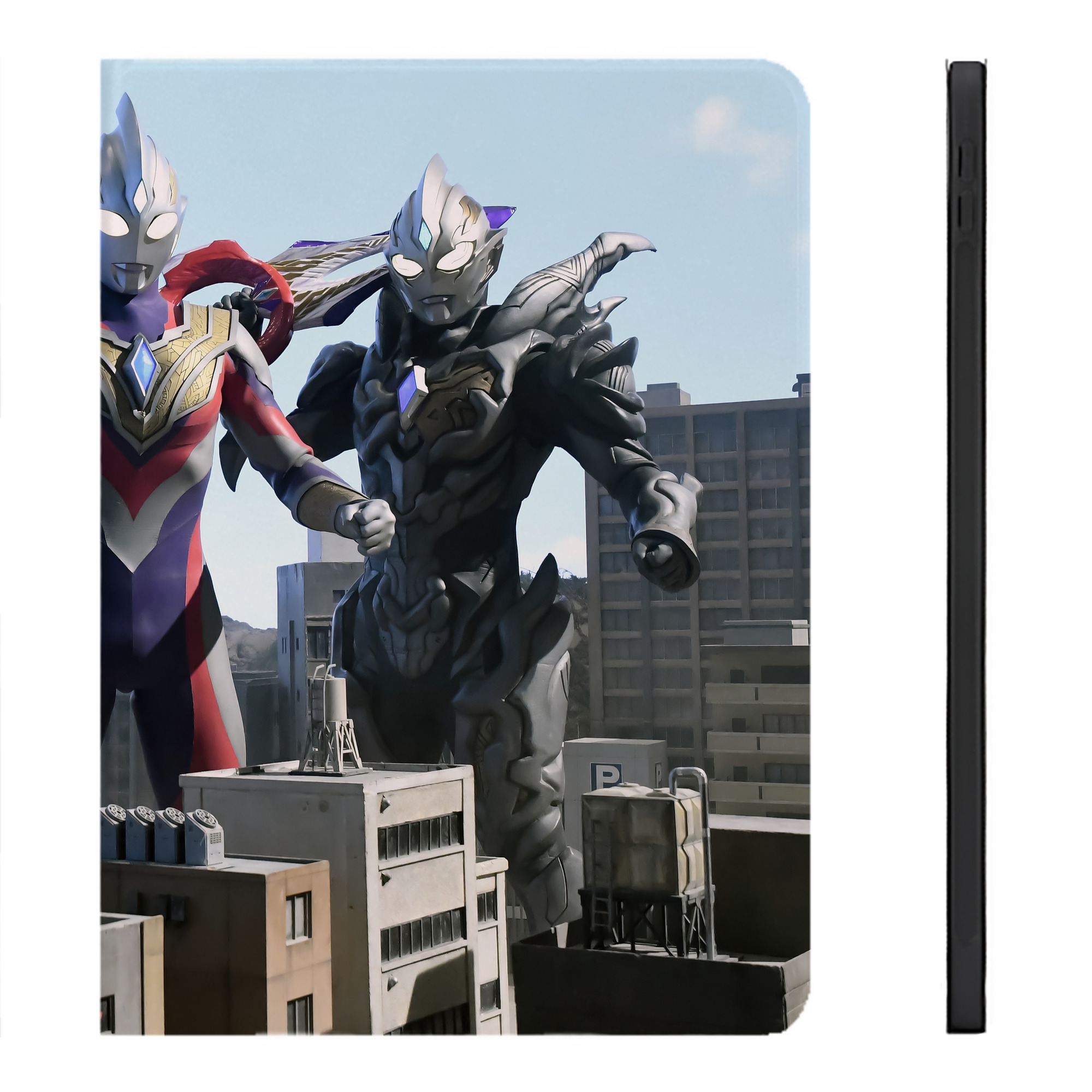 （画像用） ウルトラマン Ultraman IPadケース ペンホルダー付き ブックスタイルデザイン